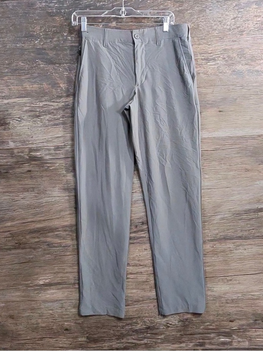 Birdiebound Men's Straight Golf Pants Chinos in Light Gray